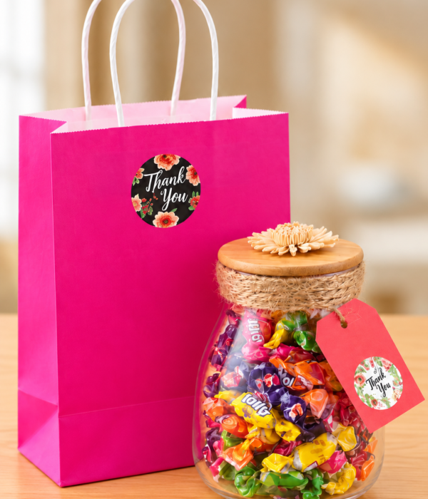 Thank You Gift Bag Dubai with Candy Jar for Kids Birthday Parties